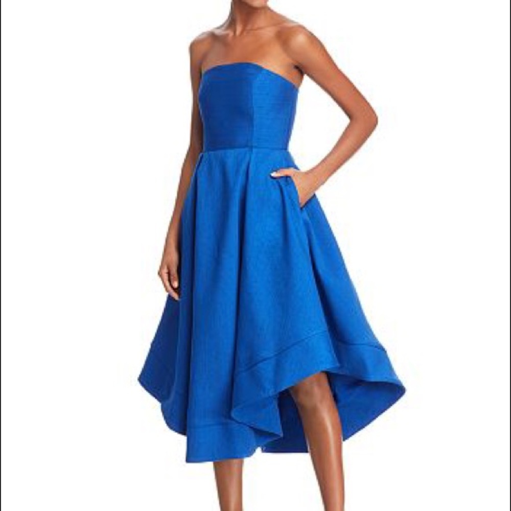 C/Meo Collective Strapless Making Waves Dress